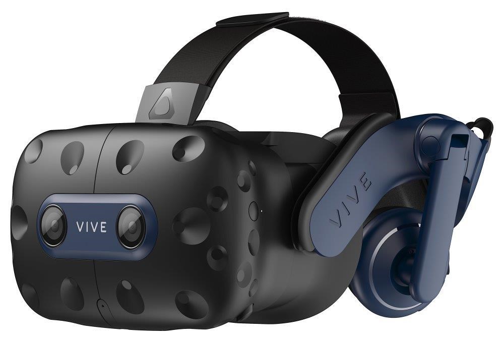 HTC Vive Pro 2 HMD brýle pro virtuální realitu,  2x 2448x2448px 5K rozlišení,  120Hz,  FOV 120°,  černá/ modrá0 