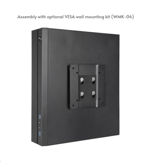Skriňa CHIEFTEC Compact Series/ mini ITX,  IX-06B-OP,  čierna,  bez zdroja8 