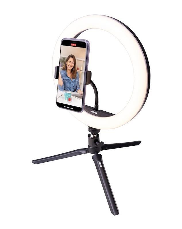 Doerr Vlogging Kit VL-26 LED RGB video svetlo pre SmartPhone0 