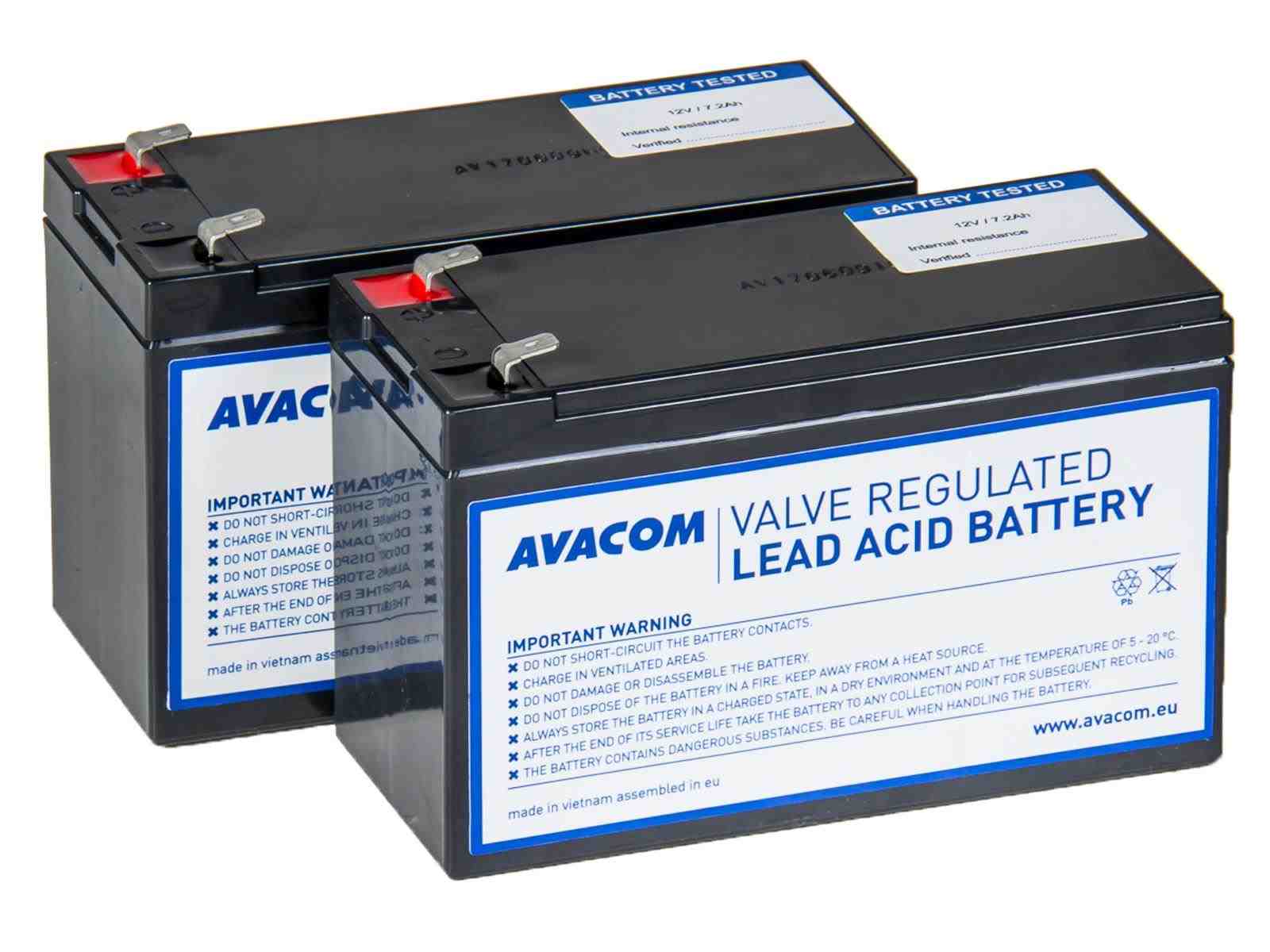 AVACOM AVA-RBP02-12090-KIT - batéria pre CyberPower,  EATON,  Effekta,  FSP Fortron,  HP,  Legrand UPS0 