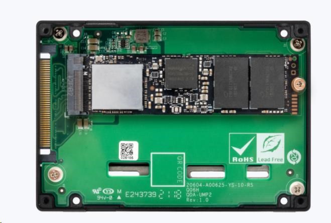 QNAP QDA-UMP4 diskový adaptér 1x M.2 NVMe SSD do U.2 PCIe SSD2 