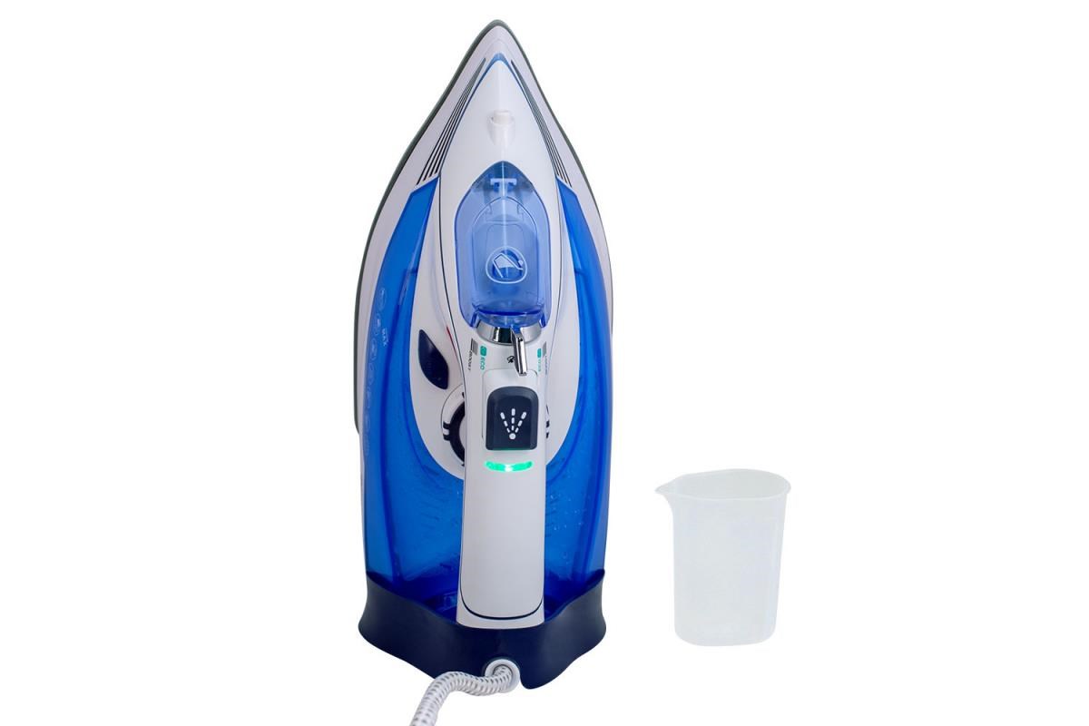 Orava ZE-301 napařovací žehlička, 2600 W, Anti-Drip, Anti-Calc, Self-Clean, 320 ml, bílá / modrá1 