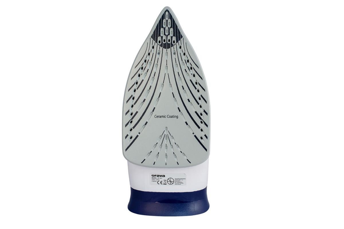 Orava ZE-301 napařovací žehlička, 2600 W, Anti-Drip, Anti-Calc, Self-Clean, 320 ml, bílá / modrá3 
