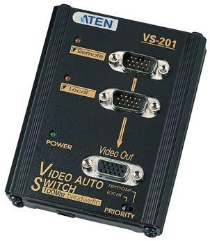 Elektronický prepínač ATEN VGA 2:1 s prioritou0 