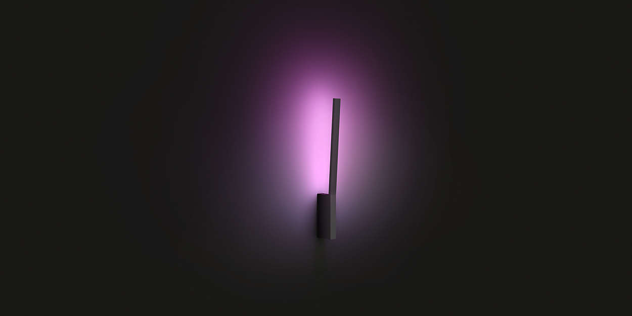 PHILIPS Liane Nástěnné svítidlo,  Hue White and color,  230V,  1x12W integr.LED,  Černá3 