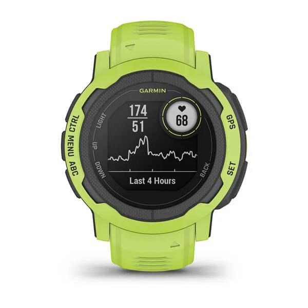 Garmin GPS sportovní hodinky Instinct 2,  Electric Lime4 