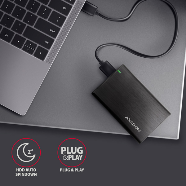 AXAGON EE25-A6M,  USB 3.2 Gen 1 - SATA 6G 2.5