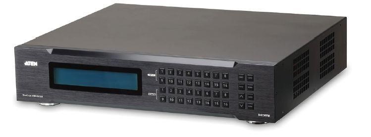 ATEN 16x16 portový maticový prepínač a škálovač HDMI,  1080p,  HDMI0 