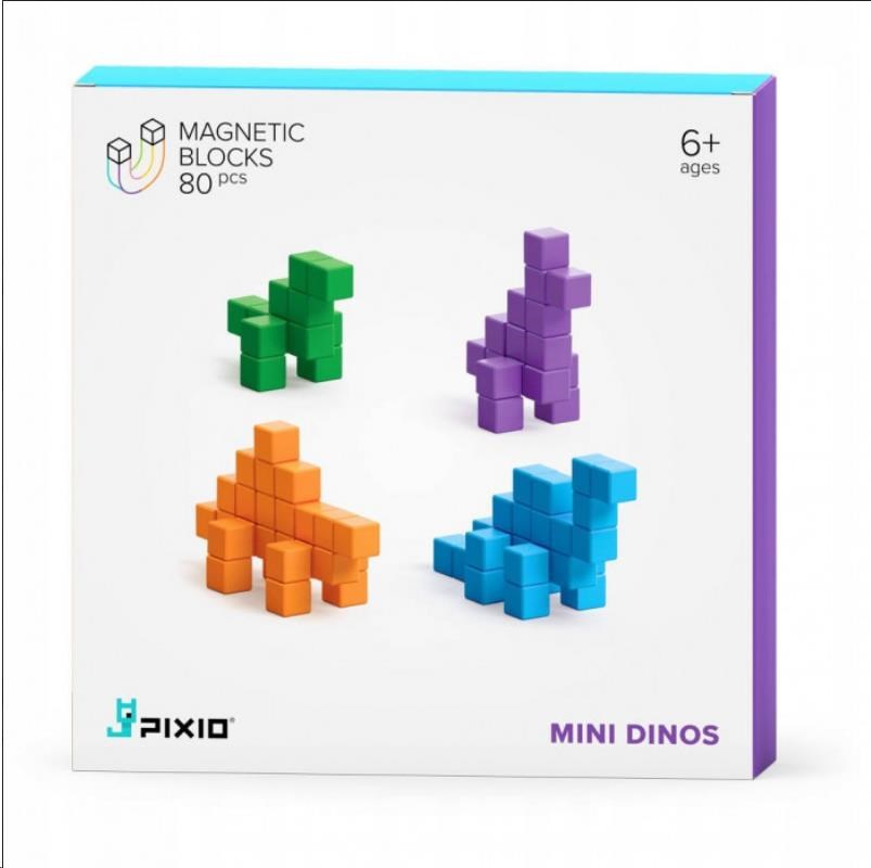 PIXIO Mini Dinos magnetická stavebnice3 