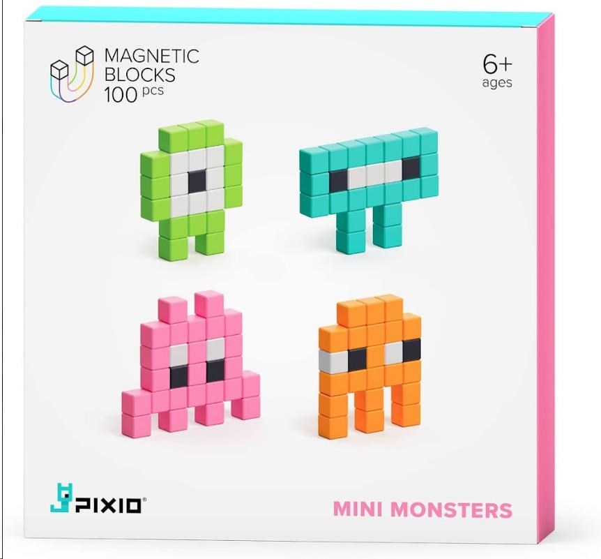PIXIO Mini Monsters magnetická stavebnice2 