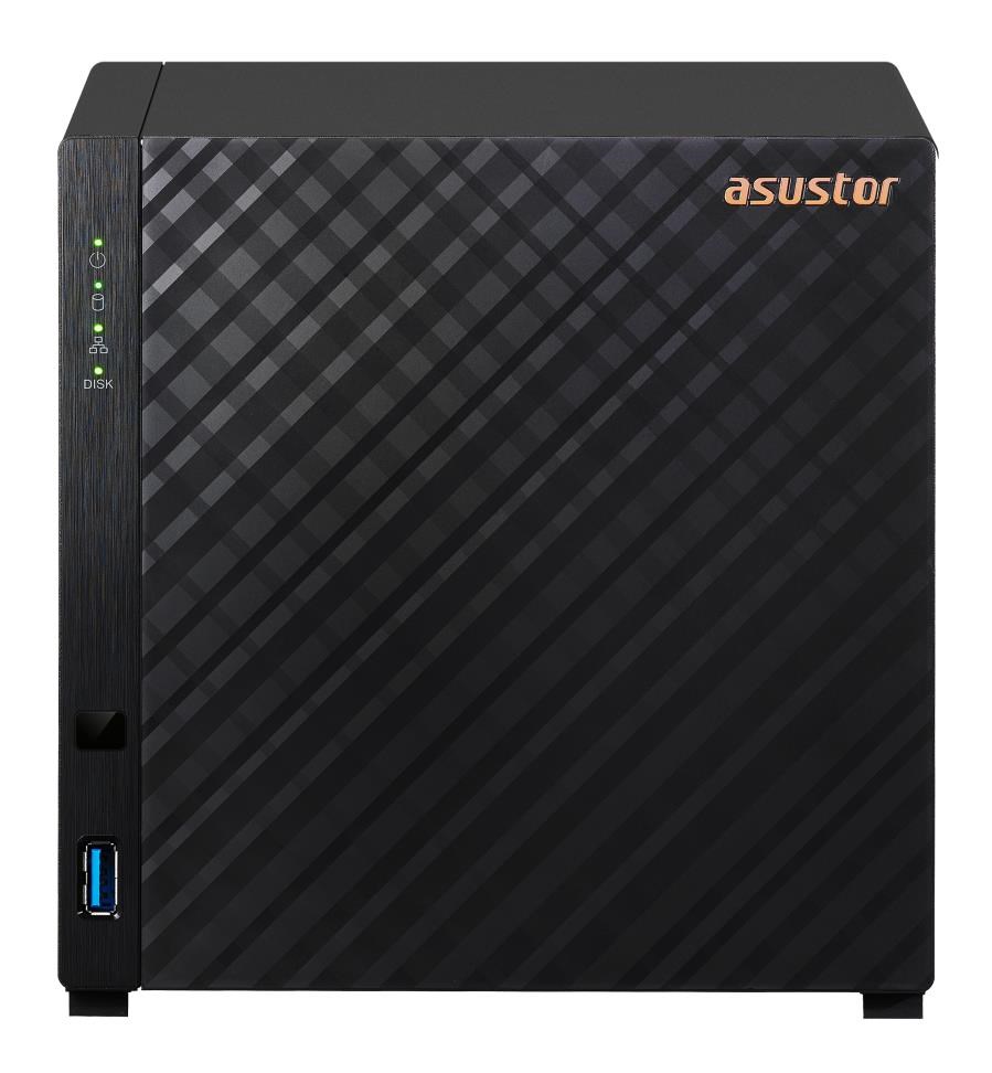 Asustor AS1104T 4-šachtový NAS Drivestor 4,  1 GB DDR4,  1x2.5GE,  2xUSB3.2,  Realtek RTD1296 4core 1.4GHz1 