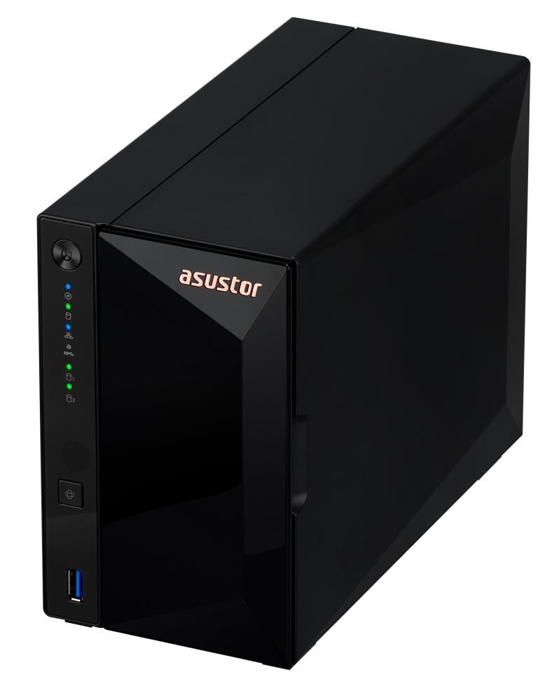 Asustor AS3302T 2-šachtový NAS Drivestor 2 Pro,  2 GB DDR4,  1x2.5GE,  3xUSB3.2,  Realtek RTD1296 4core 1.4GHz0 
