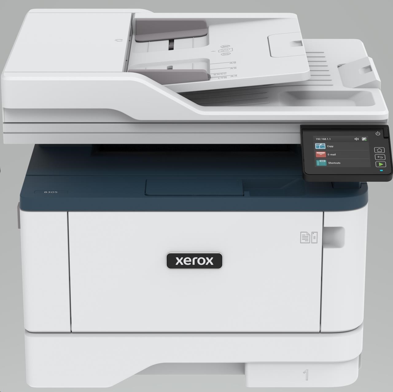 BAZAR - Xerox B305V_DNI ČB laser. MFZ,  A4,  512mb,  DUPLEX,  ADF,  38ppm,  Ethernet/ Wifi/ USB - Poškozený obal0 