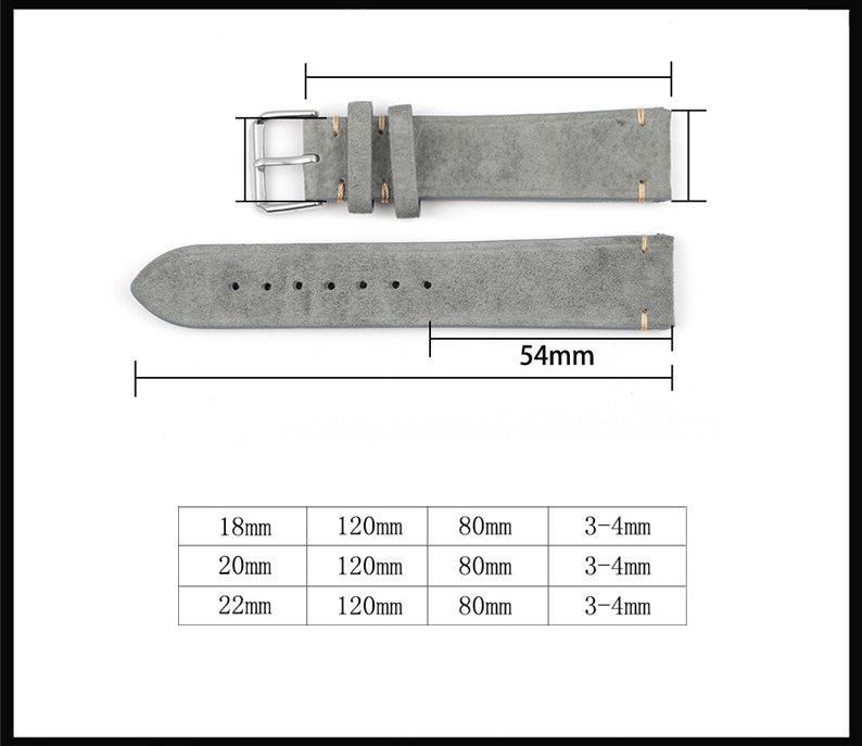 RhinoTech univerzální řemínek Genuine Suede Leather Quick Release 18mm béžový1 