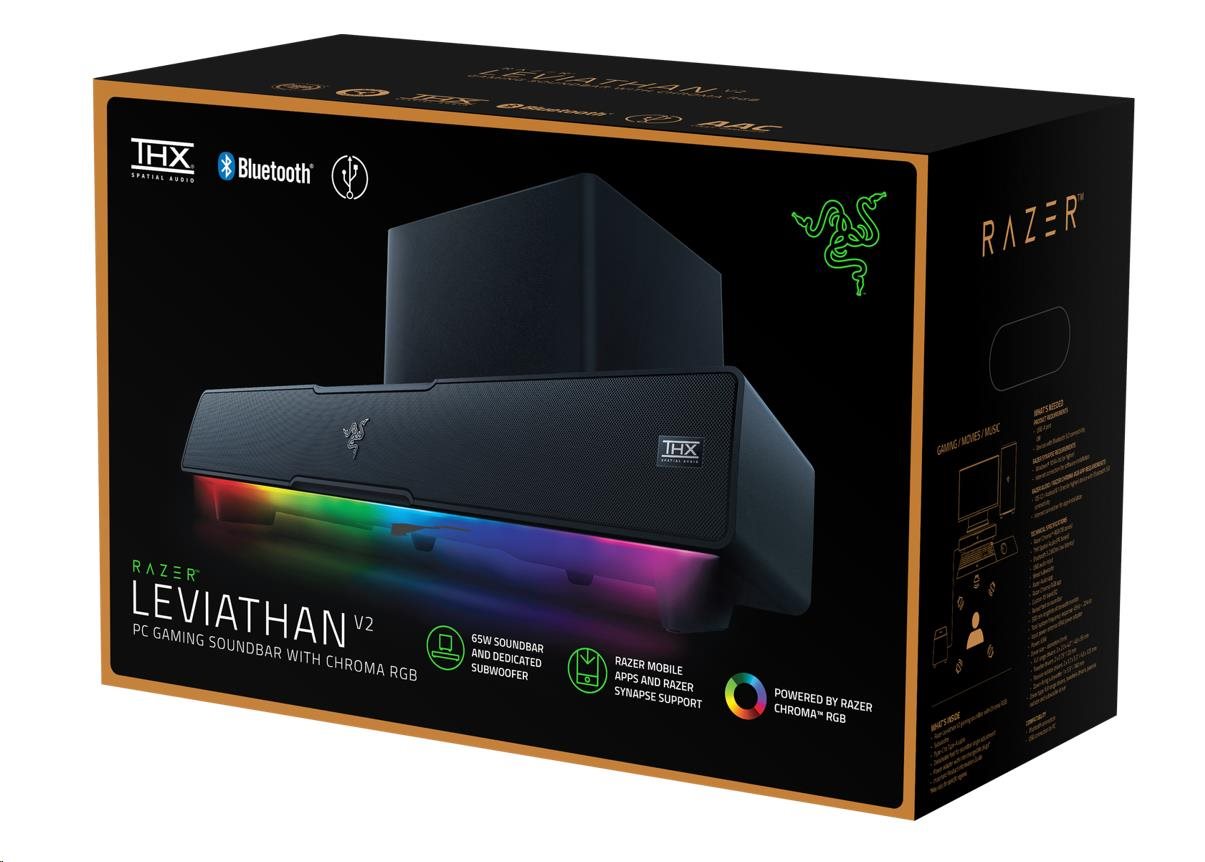 Razer Leviathan V2/ 2.1/ 65W/ Čierna13 