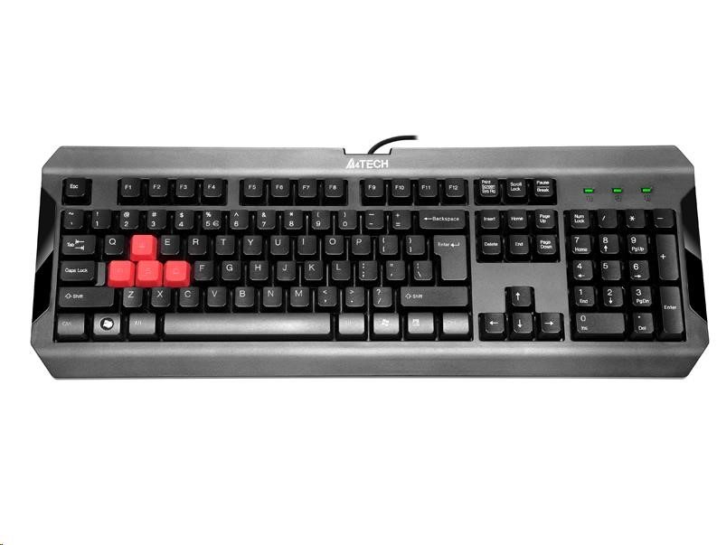 A4tech Bloody Q100 voděodolná herní klávesnice,  USB,  CZ0 
