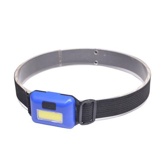Solight čelová LED COB svítilna,  3W,  modrá0 