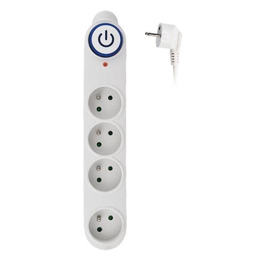 Solight přepěťová ochrana, 150J, 4 zásuvky, 1,5m, bílá2 