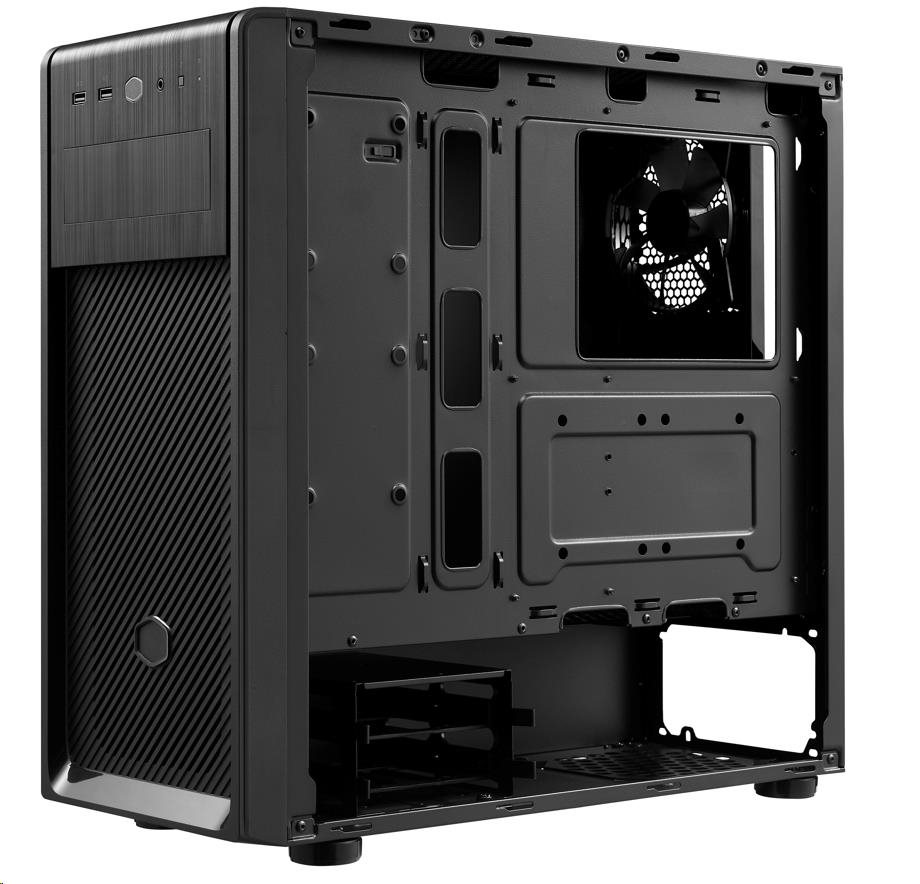 Cooler Master case Elite 500 ODD,  ATX,  Průhledná bočnice,  1x 120mm Fan,  Černá9 