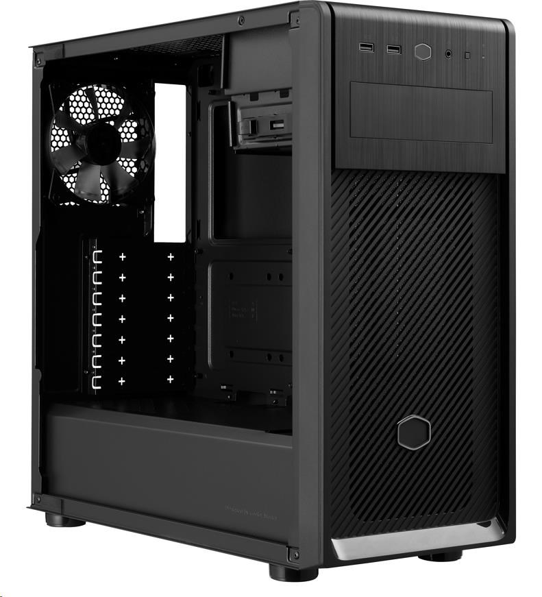 Cooler Master case Elite 500 ODD,  ATX,  Průhledná bočnice,  1x 120mm Fan,  Černá2 