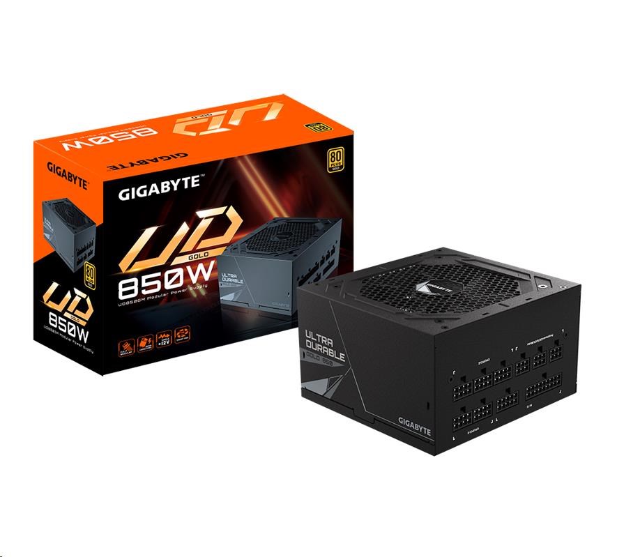 Napájací zdroj GIGABYTE UD850GM, 850W, 80+ Gold, 120mm ventilátor2 