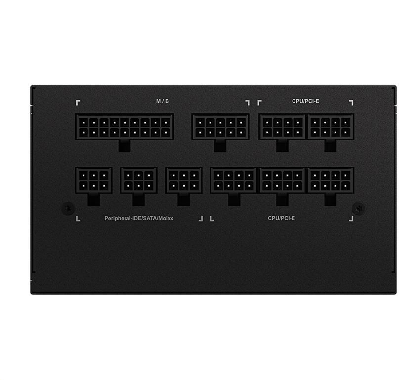 Napájací zdroj GIGABYTE UD850GM, 850W, 80+ Gold, 120mm ventilátor6 