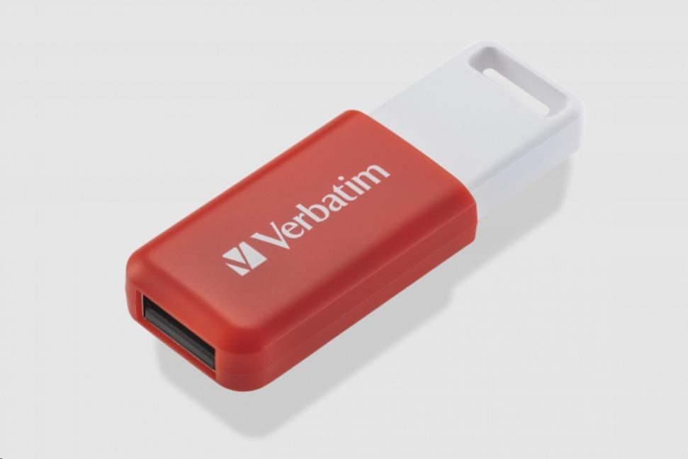 VERBATIM Flash disk 16GB DataBar USB 2.0 Disk,  červený4 