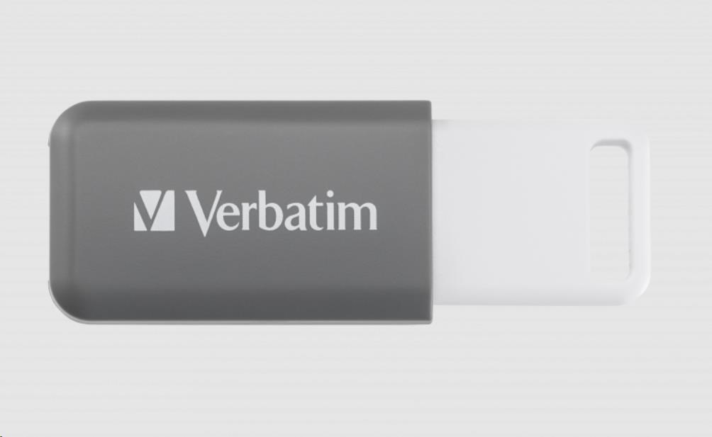 VERBATIM Flash disk 128GB DataBar USB 2.0 Disk,  sivý1 