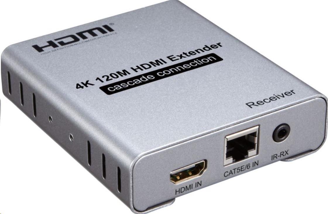 Kód samostatného prijímača HDMI 4K na extender PremiumCord: khext120-50 