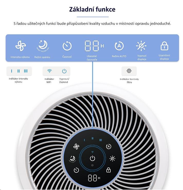 BAZAR - Levoit Core300S SMART - Inteligentní čistička vzduchu - Poškozený obal3 