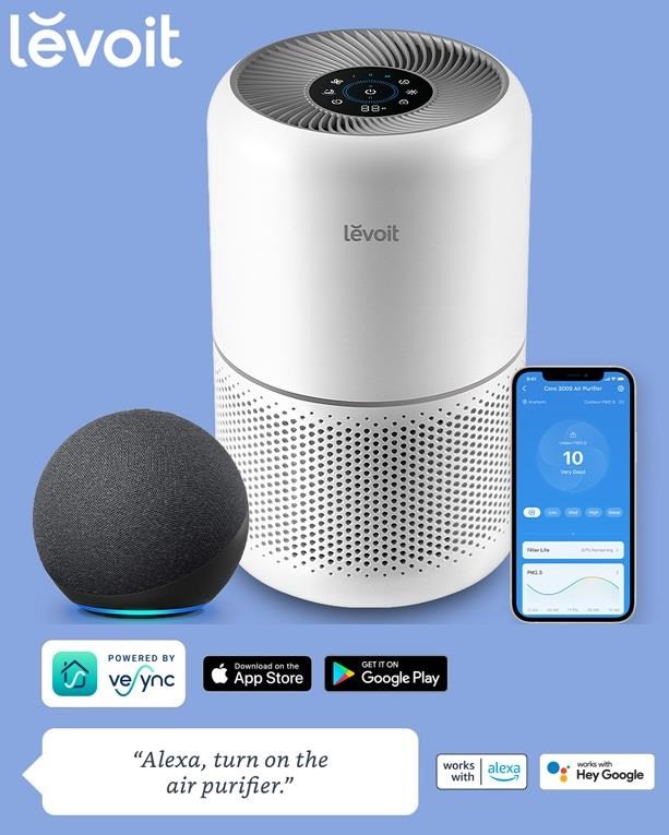 BAZAR - Levoit Core300S SMART - Inteligentní čistička vzduchu - Poškozený obal7 