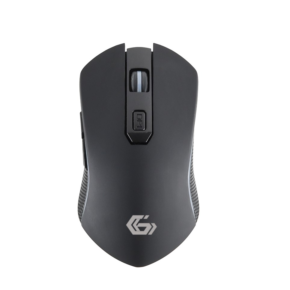 GEMBIRD myš MUSGW-6BL-01,  herní,  bezdrátová,  RGB LED,  3200DPI,  USB0 