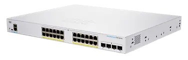 Cisco switch CBS250-24FP-4G (24xGbE, 4xSFP, 24xPoE+, 370W) - REFRESH0 