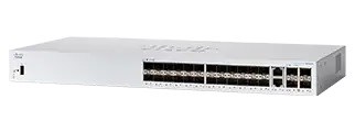 Cisco switch CBS350-24S-4G-EU (24xSFP, 4xGbE/ SFP combo, fanless) - REFRESH0 