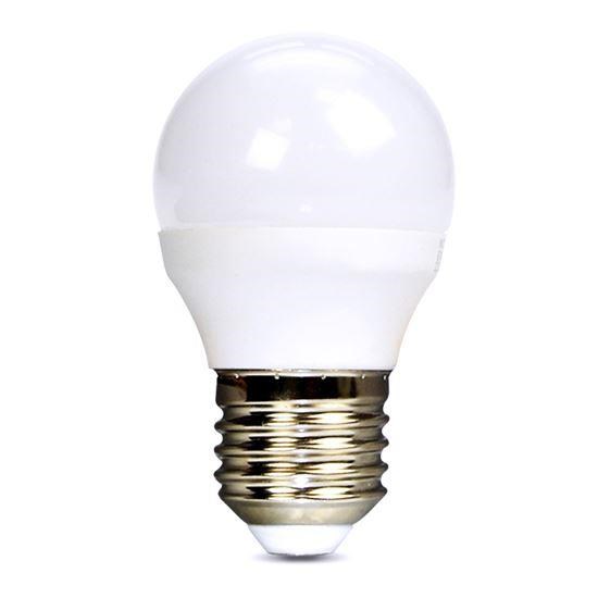 Solight LED žárovka,  miniglobe,  6W,  E27,  6000K,  510lm0 
