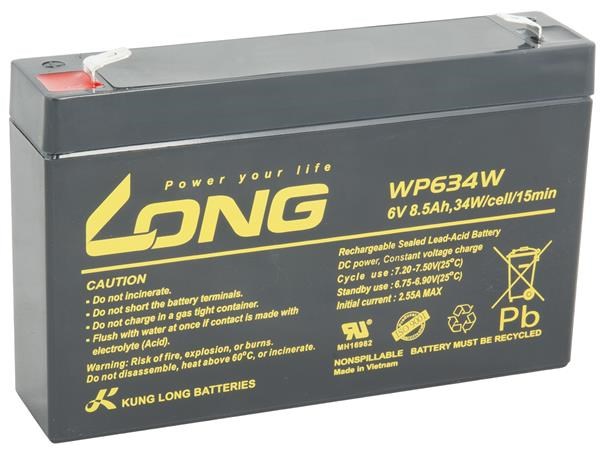AVACOM batéria LONG 6V 8, 5Ah F2 HighRate (WP634W)0 