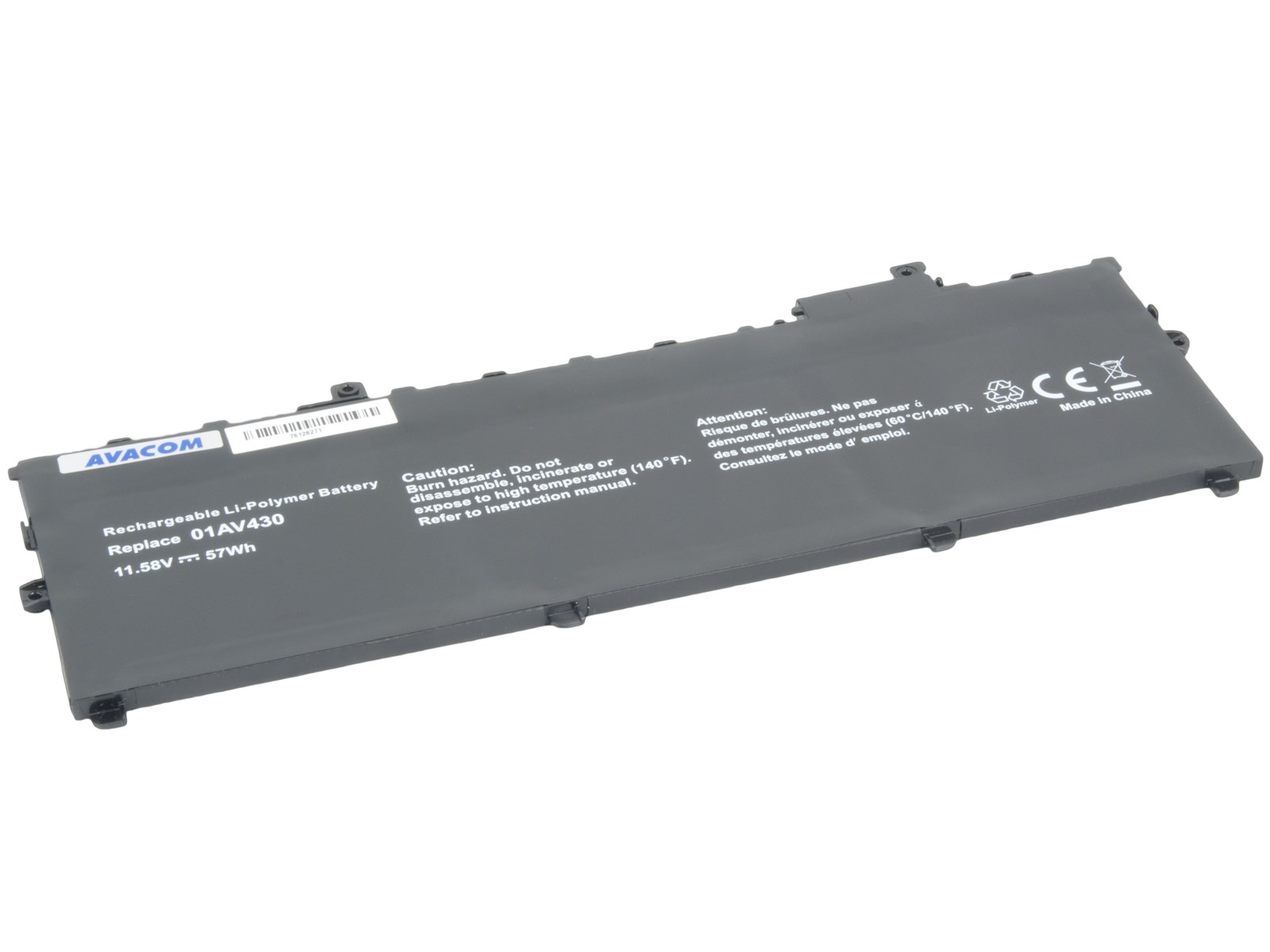 Batéria AVACOM pre Lenovo ThinkPad X1 Carbon Gen.5,  Gen.6 Li-Pol 11, 58V 4922mAh 57Wh0 