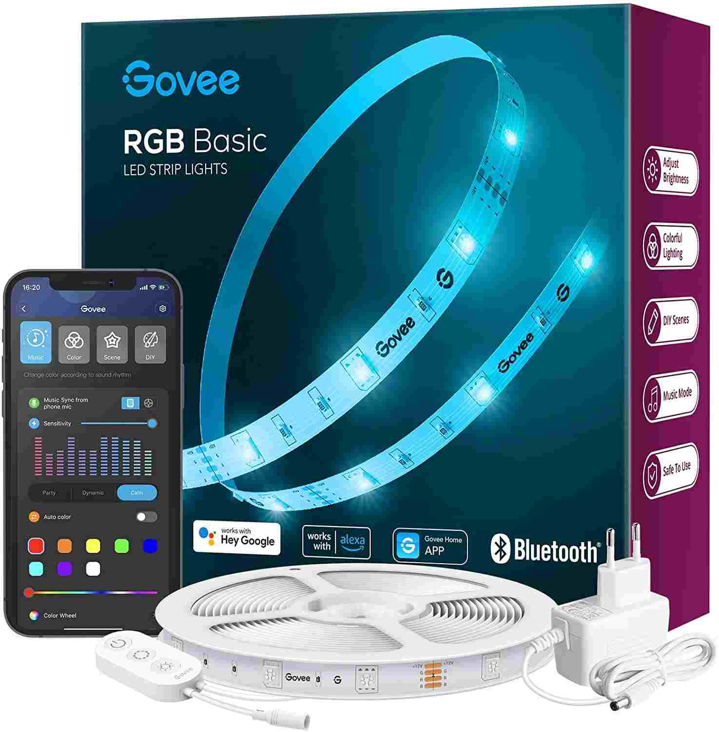 Govee WiFi RGB Smart LED pásek 5m1 