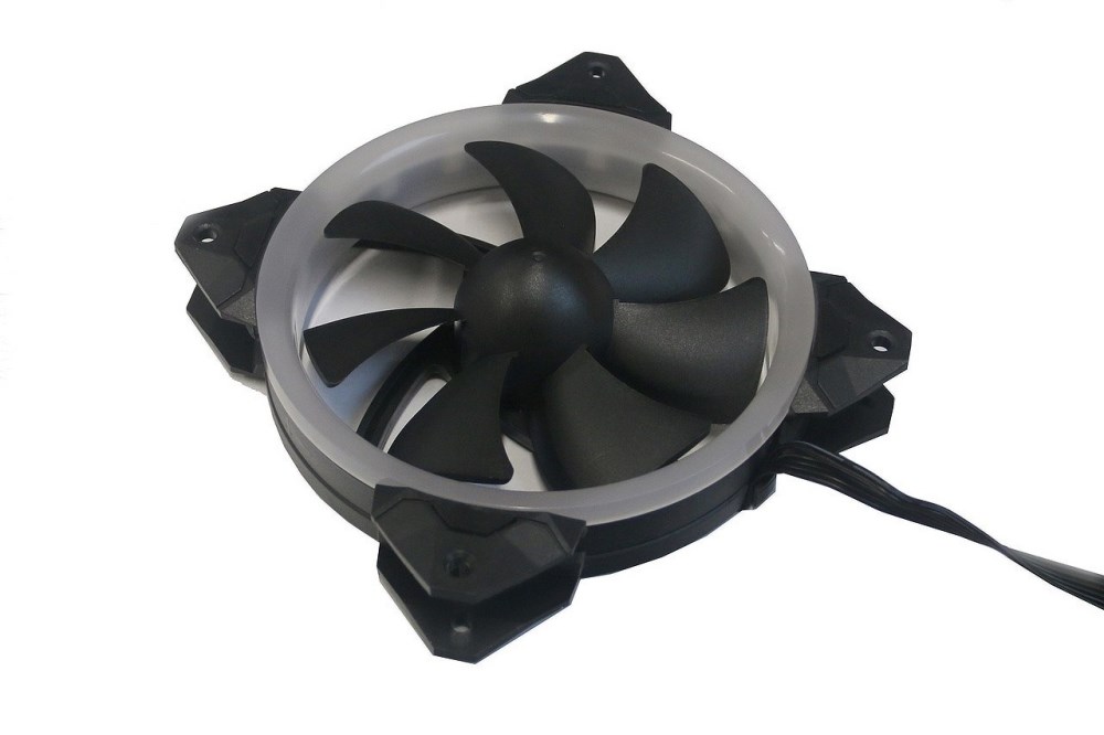 EUROCASE ventilátor RGB 120mm (Turbine blade,  FullControl Led)2 