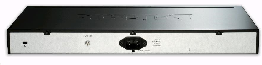 D-Link DGS-1510-28P 28-portový gigabitový stohovateľný SmartPro PoE switch,  24x gigabitový RJ45,  2x 10G SFP+ port,  2x S2 