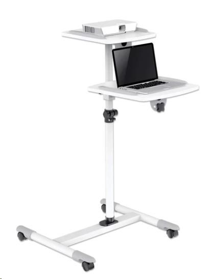 MANHATTAN vozík pro projektor/ laptop,  šedo-bílá1 