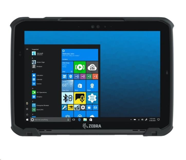 Zebra ET85,  Dual Sim,  2D,  USB,  USB-C,  powered-USB,  BT,  Wi-Fi,  5G,  NFC,  GPS,  Win. 10 Pro1 