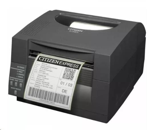 Citizen CL-S521II,  8 dots/ mm (203 dpi),  EPLII,  ZPLII,  Datamax,  multi-IF (Ethernet,  Premium),  black0 
