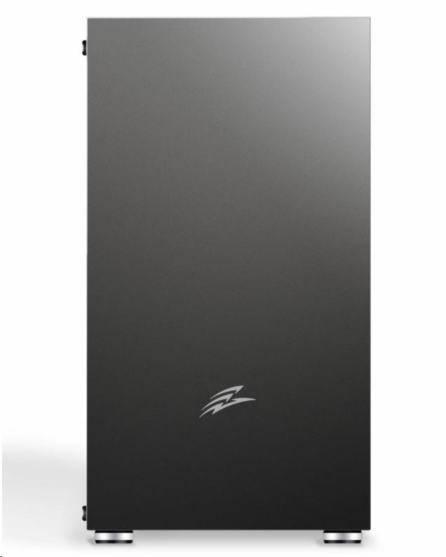 EVOLVEO M4,  case mATX,  1x120mm PWM ventilátor,  průhledná bočnice,  černá1 