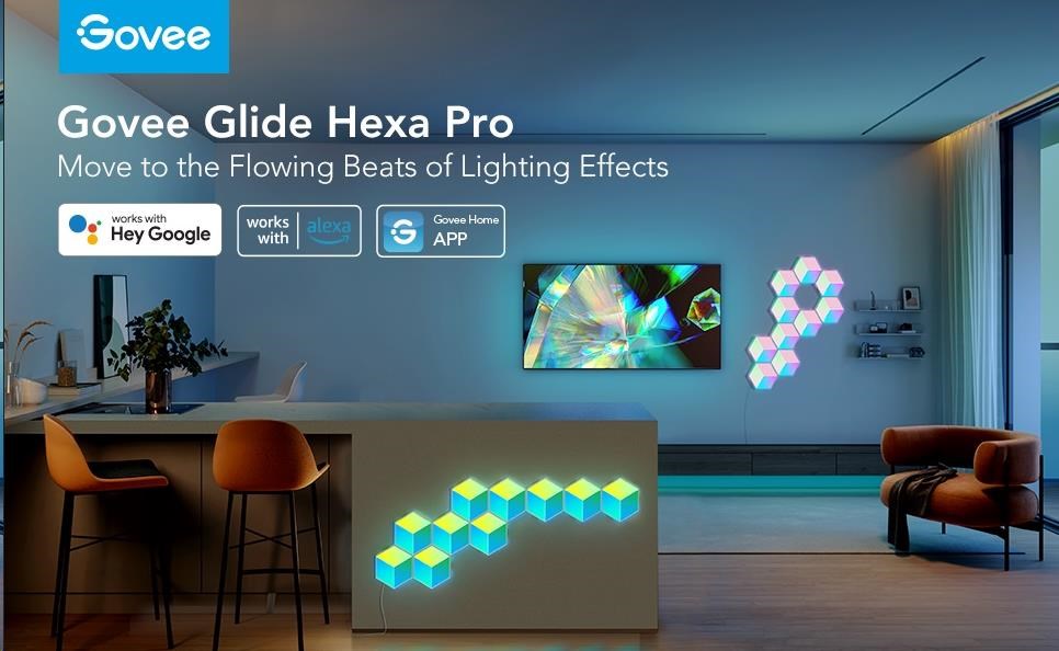 Govee Glide Hexa Pro LED Smart - 10ks6 