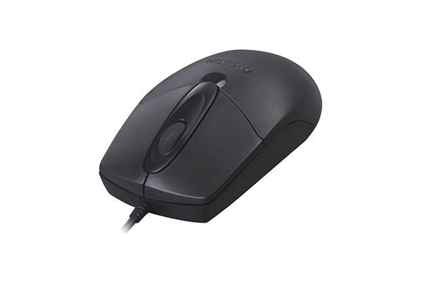 A4tech myš OP-720,  1 kolečko,  3 tlačítka,  USB,  černá3 