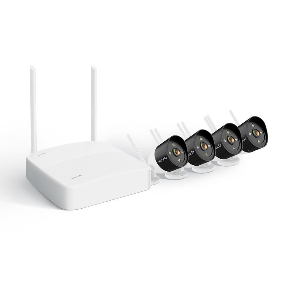 Tenda K4W-3TC - kamerový WiFi set, 4x IP 2K kamera, NVR rekordér, zvuk, noční vidění4 