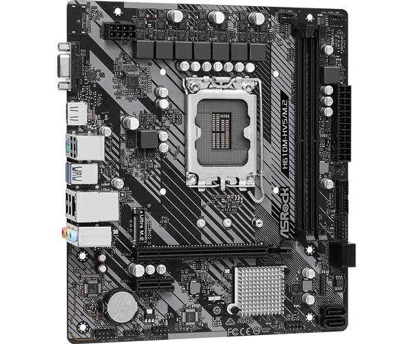 ASRock MB Sc LGA1700 H610M-HVS/ M.2 R2.0,  Intel H610,  2xDDR4,  1xHDMI,  1xVGA,  mATX3 