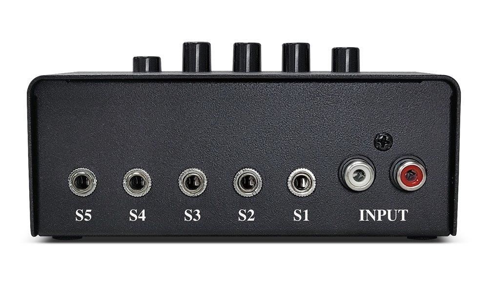 GENIUS Stereo Switching Box,  pro výběr zvukového výstupu až na 5 repro2 