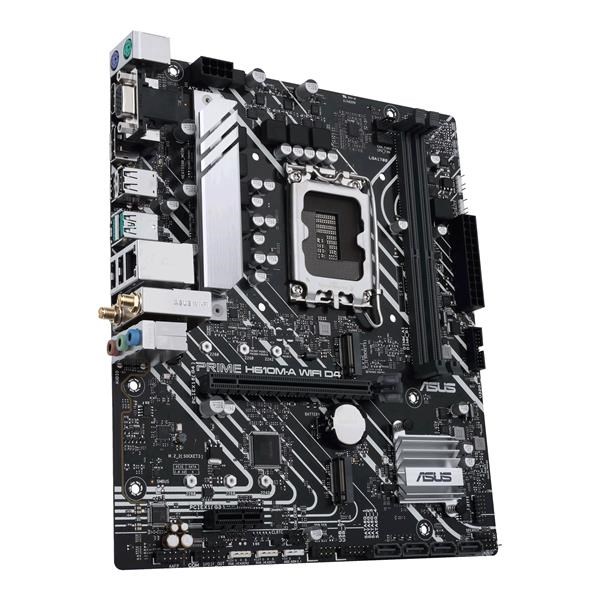 ASUS MB Sc LGA1700 PRIME H610M-A WIFI D4,  Intel H610,  2xDDR4,  1xDP,  1xHDMI,  1xVGA,  WI-FI,  mATX3 